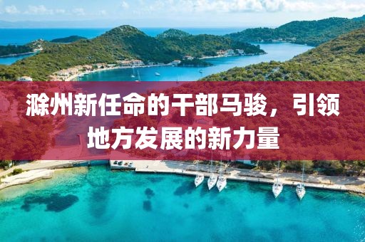 滁州新任命的干部马骏，引领地方发展的新力量