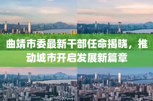 曲靖市委最新干部任命揭晓，推动城市开启发展新篇章
