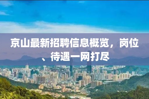 京山最新招聘信息概览，岗位、待遇一网打尽