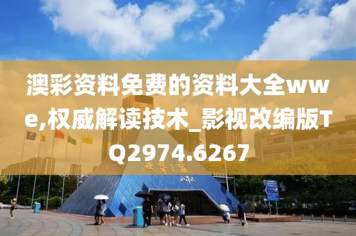 澳彩资料免费的资料大全wwe,权威解读技术_影视改编版TQ2974.6267