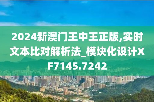 2024新澳门王中王正版,实时文本比对解析法_模块化设计XF7145.7242