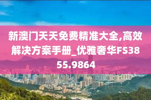 新澳门天天免费精准大全,高效解决方案手册_优雅奢华FS3855.9864