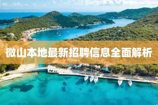 微山本地最新招聘信息全面解析