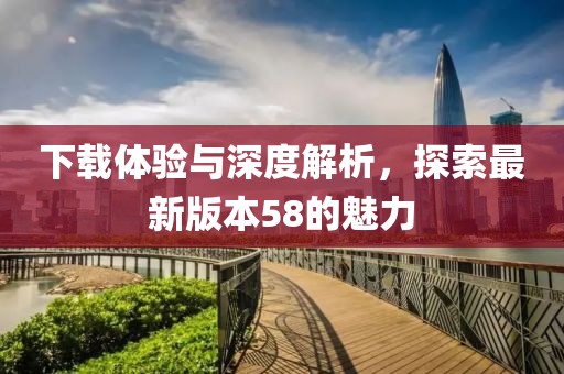 下载体验与深度解析，探索最新版本58的魅力