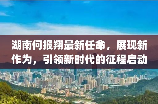 湖南何报翔最新任命，展现新作为，引领新时代的征程启动