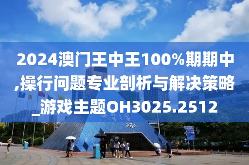 2024澳门王中王100%期期中,操行问题专业剖析与解决策略_游戏主题OH3025.2512