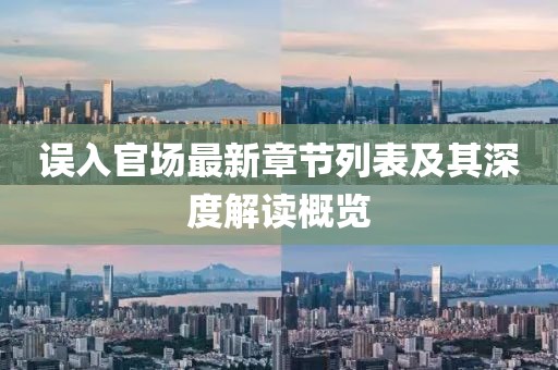 误入官场最新章节列表及其深度解读概览
