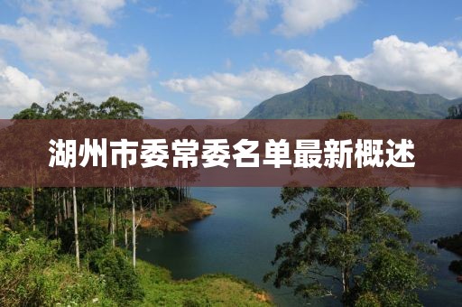 湖州市委常委名单最新概述