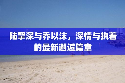 陆擎深与乔以沫，深情与执着的最新邂逅篇章