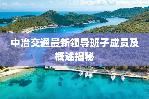 中冶交通最新领导班子成员及概述揭秘