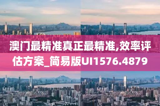 澳门最精准真正最精准,效率评估方案_简易版UI1576.4879
