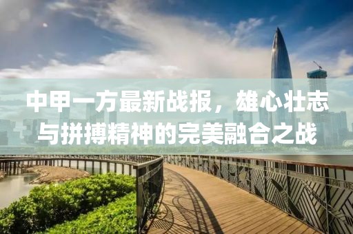 中甲一方最新战报，雄心壮志与拼搏精神的完美融合之战