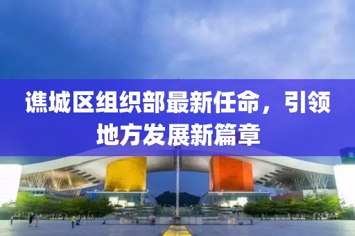 谯城区组织部最新任命，引领地方发展新篇章