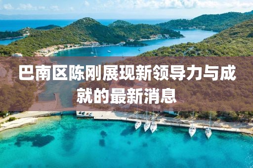 巴南区陈刚展现新领导力与成就的最新消息