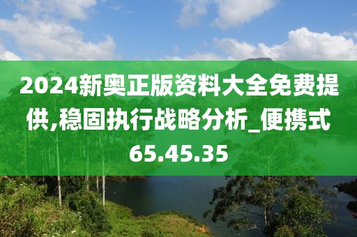 2024新奥正版资料大全免费提供,稳固执行战略分析_便携式65.45.35
