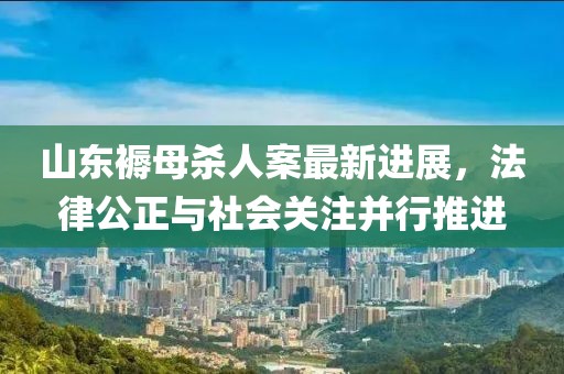 山东褥母杀人案最新进展，法律公正与社会关注并行推进