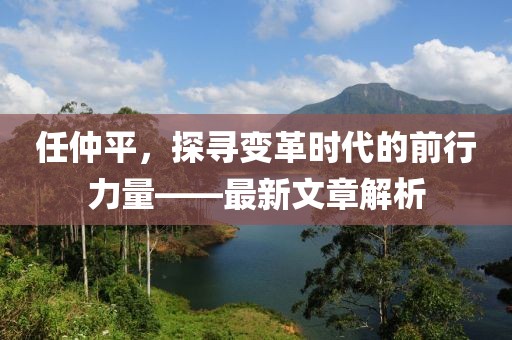 任仲平，探寻变革时代的前行力量——最新文章解析