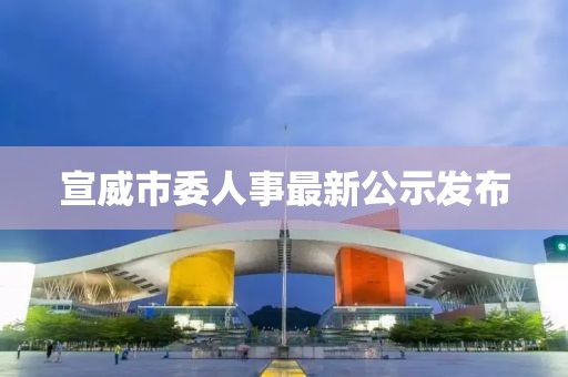 宣威市委人事最新公示发布