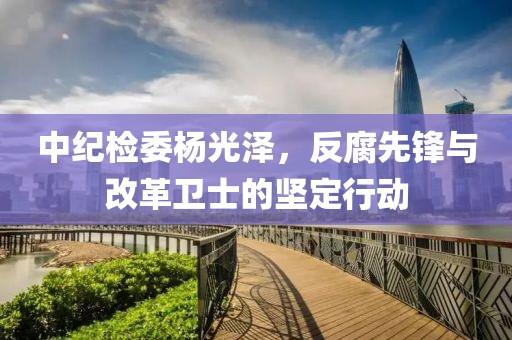 中纪检委杨光泽，反腐先锋与改革卫士的坚定行动