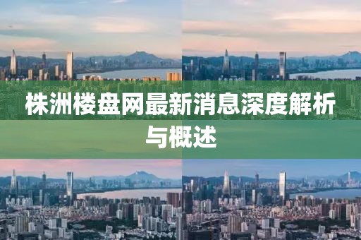 株洲楼盘网最新消息深度解析与概述