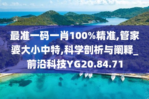 最准一码一肖100%精准,管家婆大小中特,科学剖析与阐释_前沿科技YG20.84.71