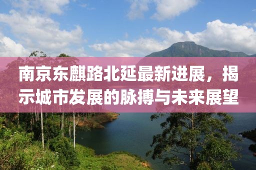 南京东麒路北延最新进展，揭示城市发展的脉搏与未来展望
