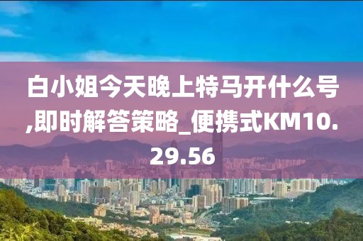 白小姐今天晚上特马开什么号,即时解答策略_便携式KM10.29.56
