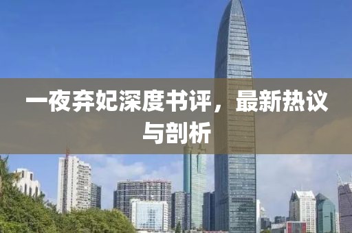一夜弃妃深度书评，最新热议与剖析
