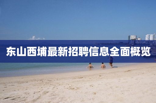 东山西埔最新招聘信息全面概览