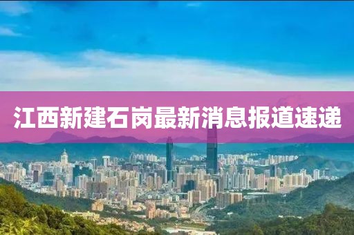 江西新建石岗最新消息报道速递