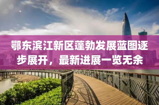 鄂东滨江新区蓬勃发展蓝图逐步展开，最新进展一览无余