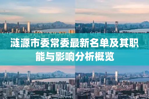 涟源市委常委最新名单及其职能与影响分析概览