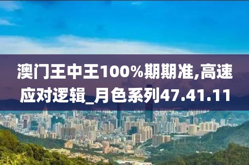 澳门王中王100%期期准,高速应对逻辑_月色系列47.41.11