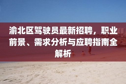渝北区驾驶员最新招聘，职业前景、需求分析与应聘指南全解析
