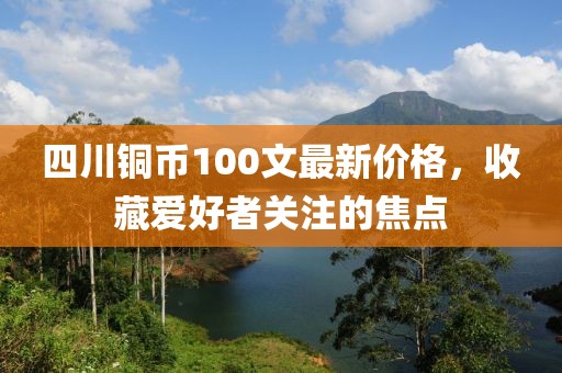 四川铜币100文最新价格，收藏爱好者关注的焦点