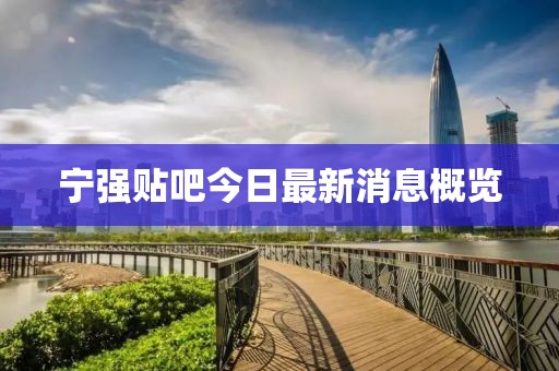 宁强贴吧今日最新消息概览