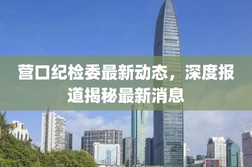 营口纪检委最新动态，深度报道揭秘最新消息