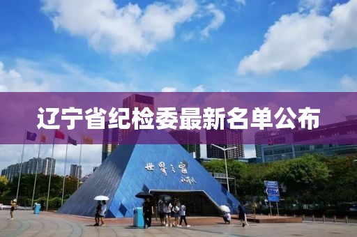 辽宁省纪检委最新名单公布