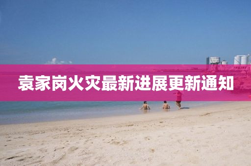 袁家岗火灾最新进展更新通知