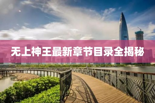 无上神王最新章节目录全揭秘