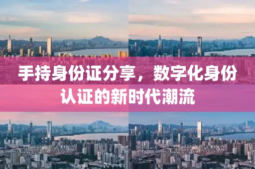 手持身份证分享，数字化身份认证的新时代潮流