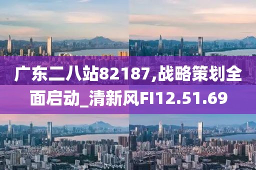广东二八站82187,战略策划全面启动_清新风FI12.51.69