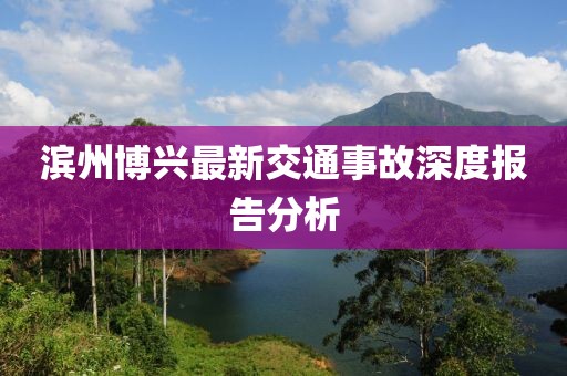 滨州博兴最新交通事故深度报告分析