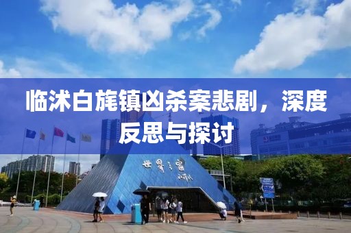 临沭白旄镇凶杀案悲剧，深度反思与探讨
