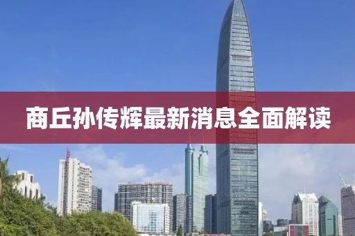 商丘孙传辉最新消息全面解读
