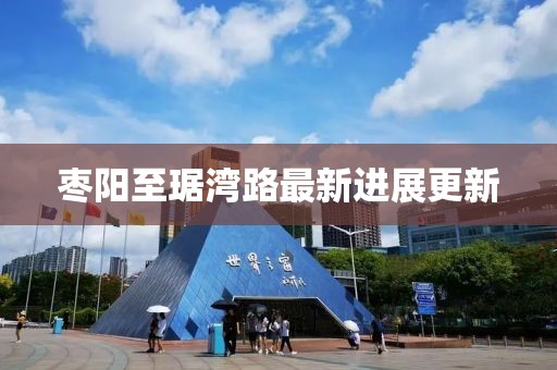 枣阳至琚湾路最新进展更新