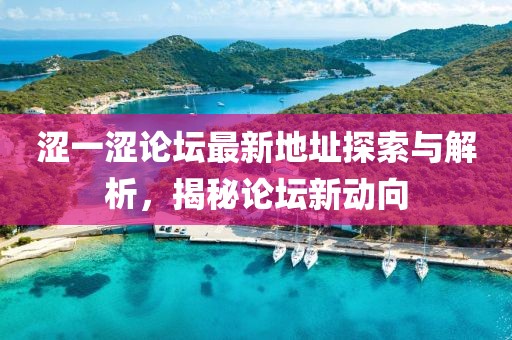 涩一涩论坛最新地址探索与解析，揭秘论坛新动向