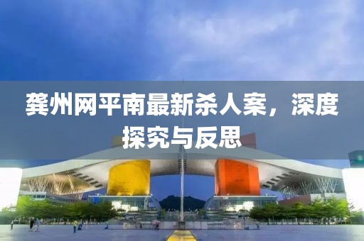 龚州网平南最新杀人案，深度探究与反思