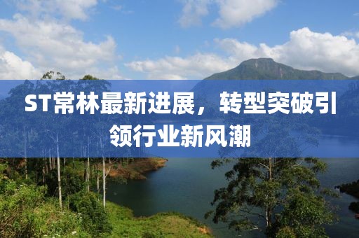 ST常林最新进展，转型突破引领行业新风潮