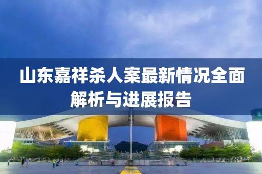 山东嘉祥杀人案最新情况全面解析与进展报告